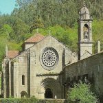 portada do monasterio de armenteira en meis para calendario meteo da v liga da inverneira de eltiempoentuojete