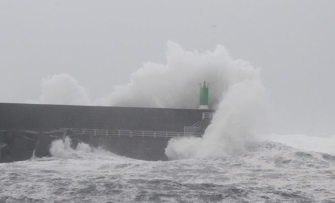 temporal en oia baiona