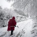 fonsagrada nevada peregrino en camino para calendario meteo da v liga da inverneira de eltiempoentuojete