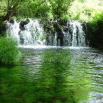 paisaje rio verdugo con cascada en pontecaldelas para calendario meteo da v liga da inverneira de eltiempoentuojete