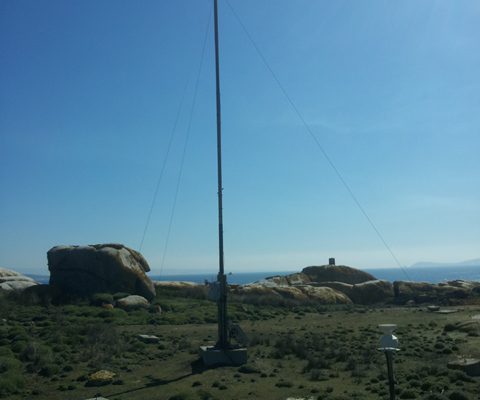 estación meteorolóxica da illa de sálvora en riveira