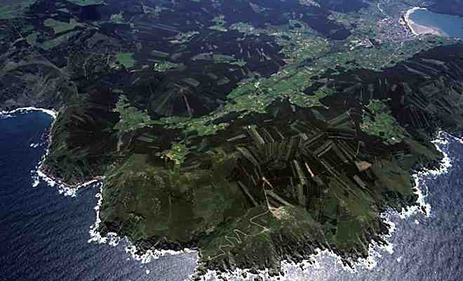 punta candieira vista desde el aire-min